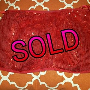 🚫SOLD🚫 40DDD Ruby Red Cami Bra