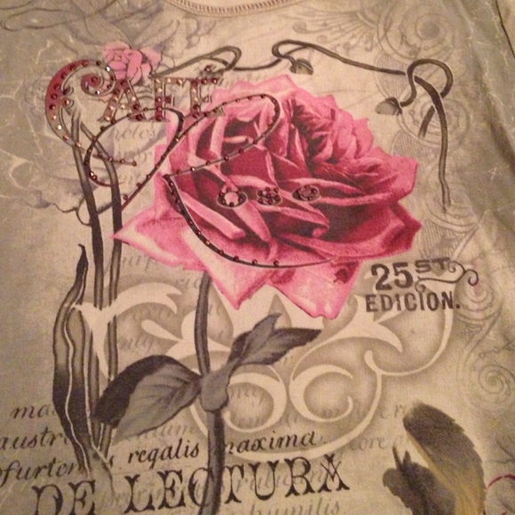 Cafe Rose Tee - Picture 2 of 4