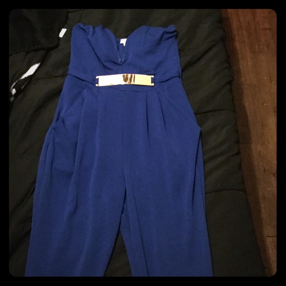 Stylish Royal Blue Romper