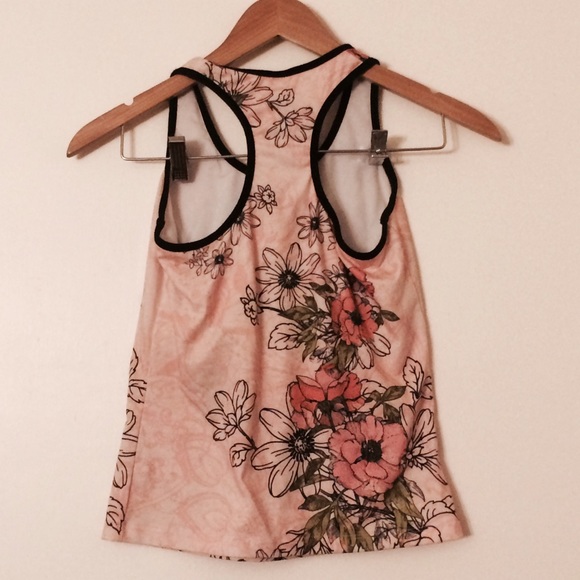 Floral Workout, Racerback Tank Top - Picture 2 of 4