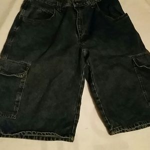 Man's denim shorts