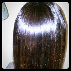 Human hair lace front wig