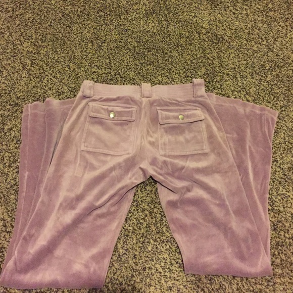 Velour pants.