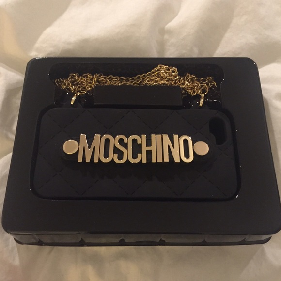 Moschino Black and Gold iPhone 5 Case