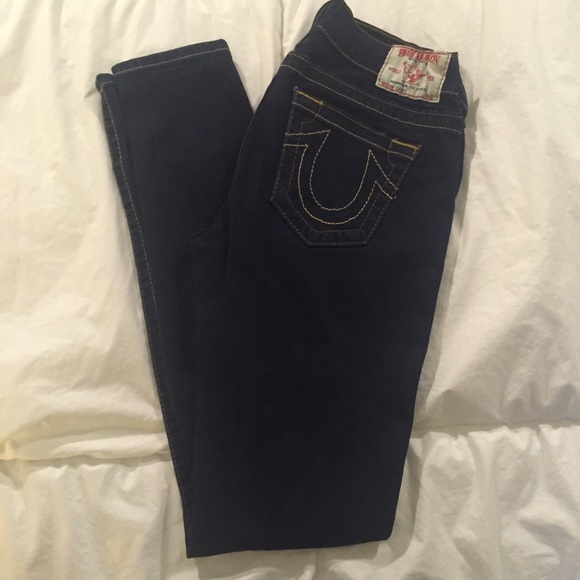 True Religion Dark Wash Skinny Jeans