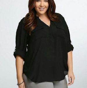 Georgette Pullover Blouse