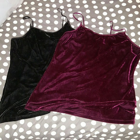 2 Velvet Tank Tops