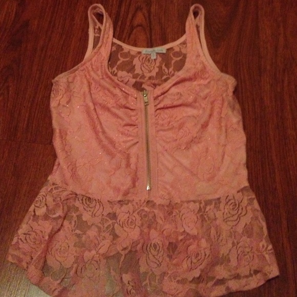Pink top from Charlotte Russe
