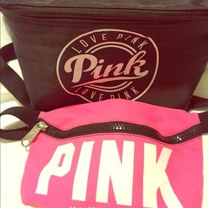 PINK COOLER & FANNY PACK