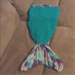 Handmade baby/toddler Mermaid blanket