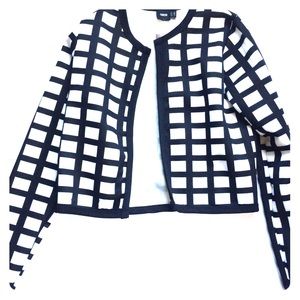 Black and White Blazer