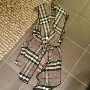 Plaid wrap