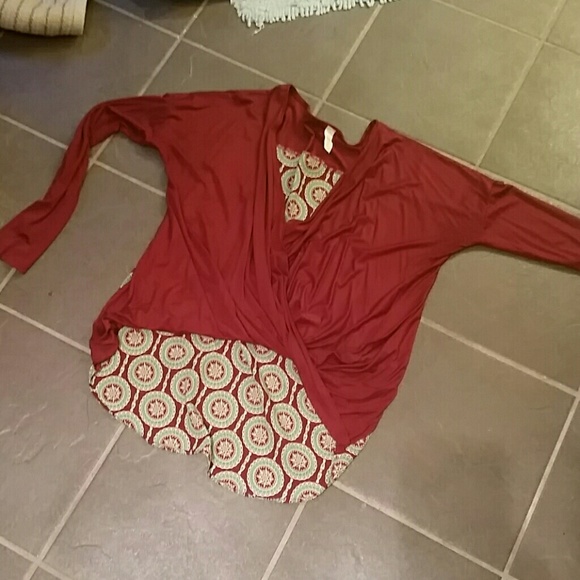"Wrap" blouse
