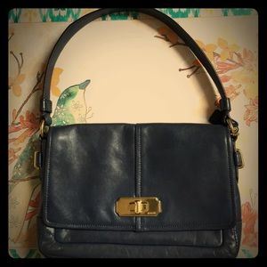 Navy Coach Purse