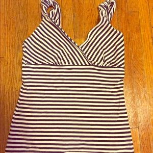 Banana Republic striped tank top