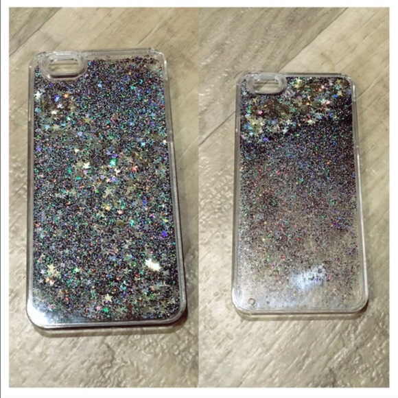 Accessories - Snow Globe Black Glitter iPhone 6 Plus Case