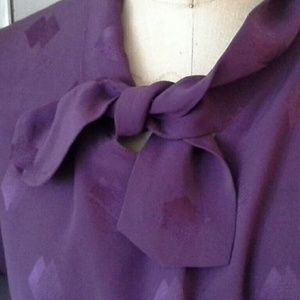 Lovely purple silk blouse