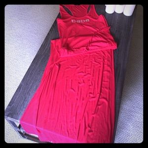 Maxi Bebe dress with slit