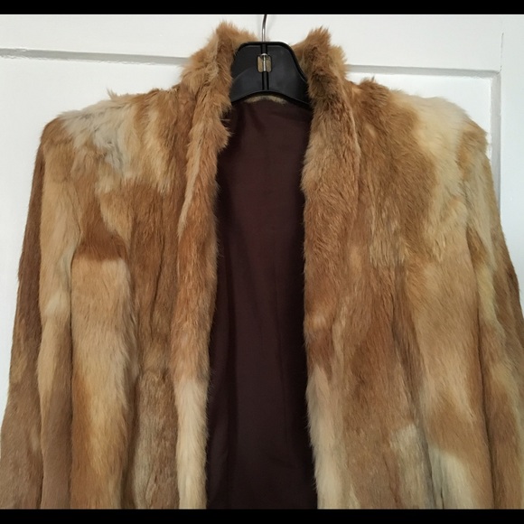 Real rabbit fur coat - Picture 1 of 3