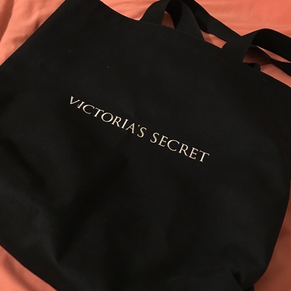 Black Victoria Secret Beach Bag