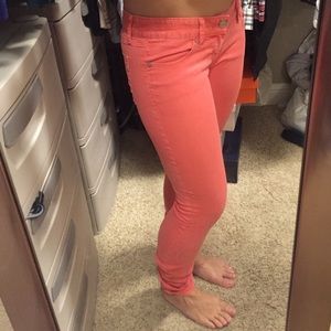 Express pink jeans