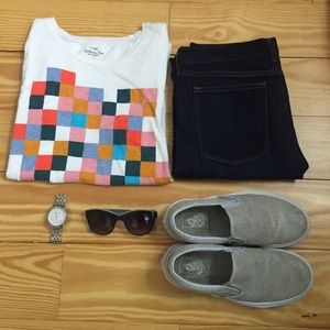 Factory Colored Blocks Collectors Tee