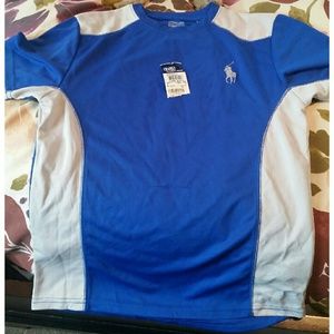 Ralph Lauren Boys size 10-12 Dry Fit tee