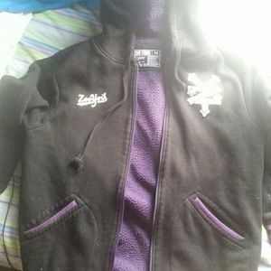black and purple zoo york jacket size m