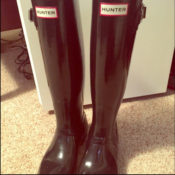 Hunter tall boots size 7