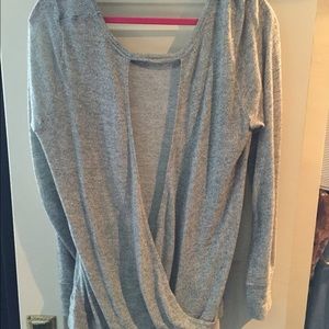 Beyond yoga open back shirt
