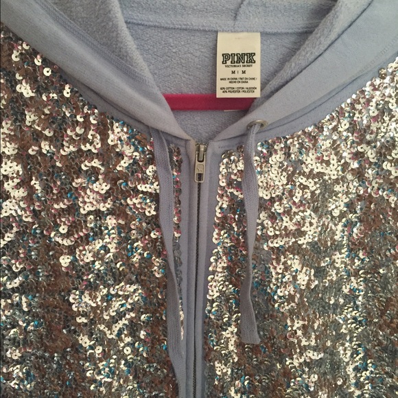 NWT Victoria's Secret Sequin Hoodie