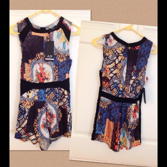 AX multi pattern romper