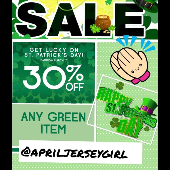 🍀THANK YOU🍀 30% OFF ENTIRE CLOSET!! ☘💚