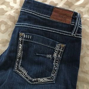 Buckle Skinny Jeans