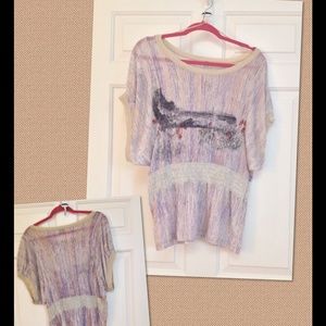 Free people abstract design tunic top