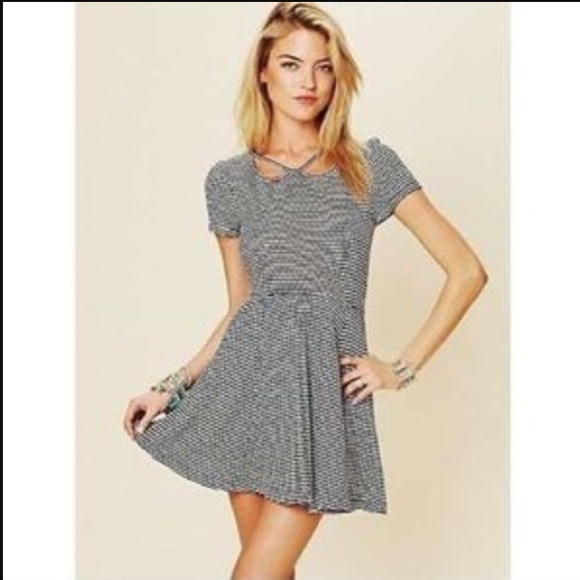 Free People Beach fp striped dress - Picture 1 of 4