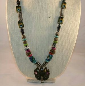 Peacock Necklace