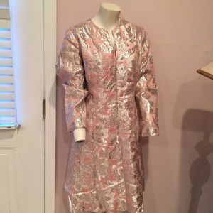 Vintage metallic dress