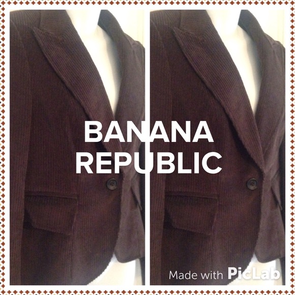 Banana Republic Jackets & Blazers - "Banana Bana Bo Banana, Fe Fi Mo Mana, Banana"