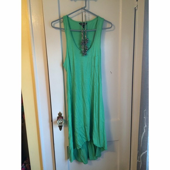 Express Dresses & Skirts - Green Flowy Dress
