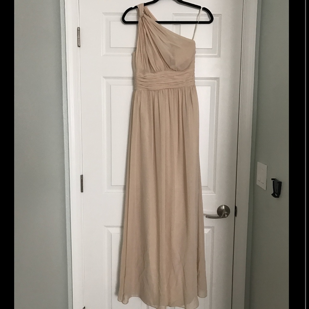 Symphony of Venus BM1290 Long Dress, Cream, Size 6
