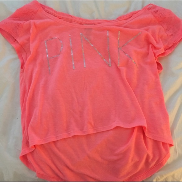 short sleeve PINK/VS top.