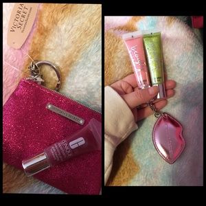 Victoria's Secret coin purse and glosses