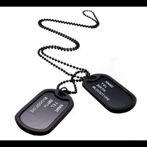 2 military ID tags