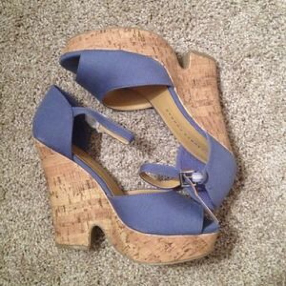MOVING SALE! LC Lauren Conrad Madison Wedges 9.5