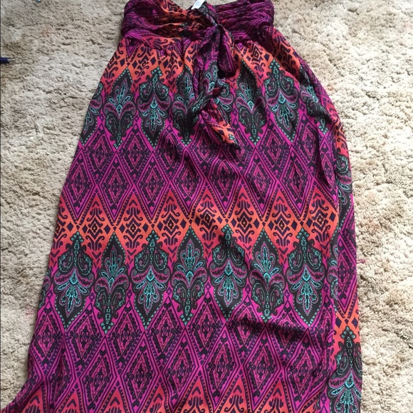 Colorful Maxi Dress - Picture 1 of 3
