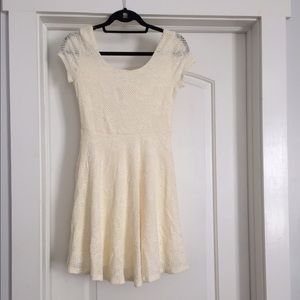 Maitai cream flower crocheted dress.