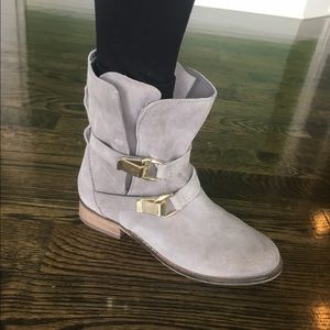 Grey Steve Madden boots
