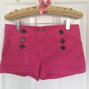 Pink sailor style shorts