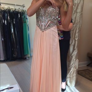 Pink prom dress